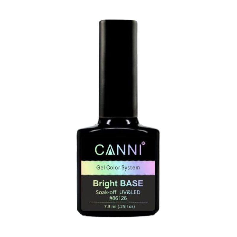 База для гель-лаку Canni Gel Color System Bright Base Soak-off UV&amp;LED Marshmallow 10 Темно-фіолетовий, 7.3 мл